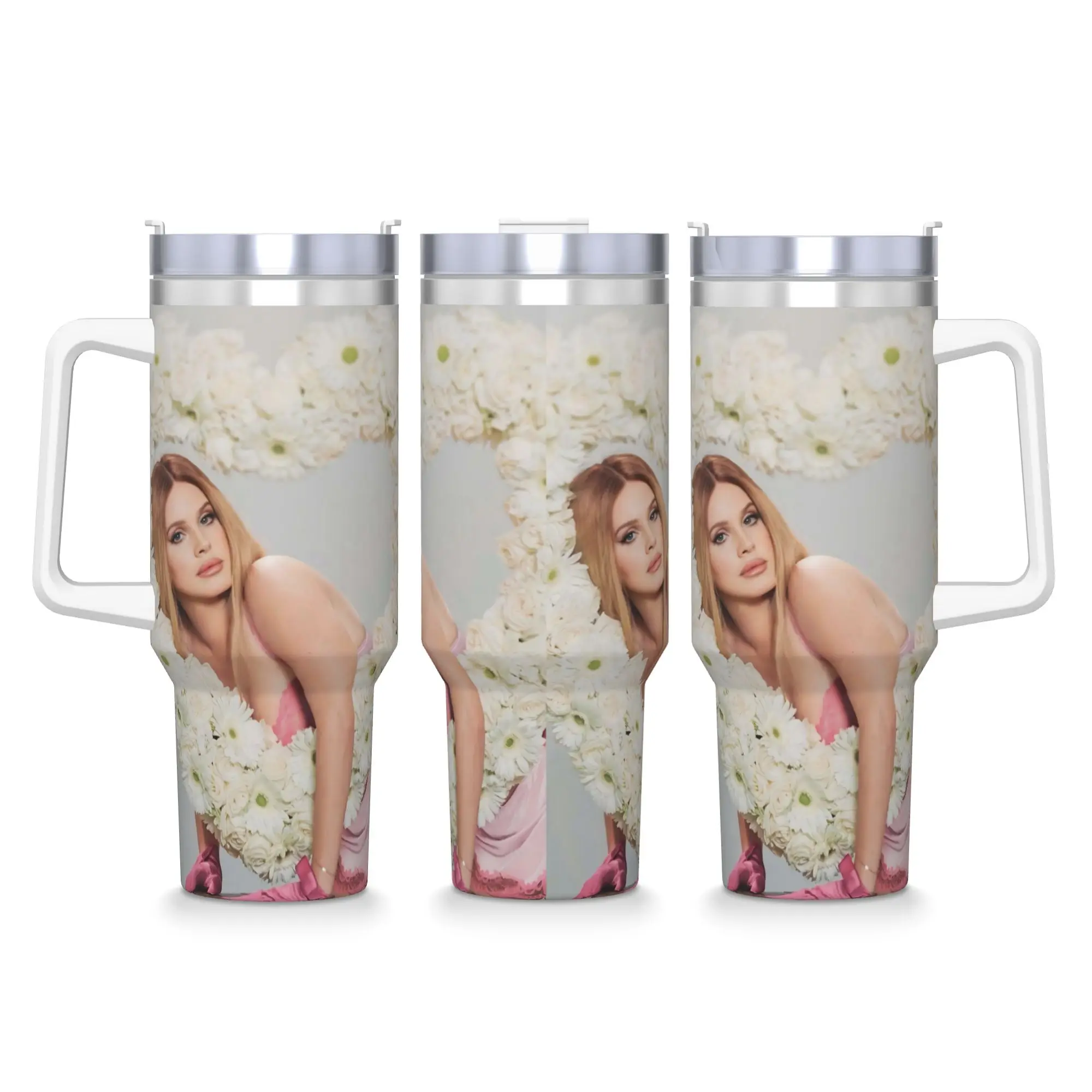 

Стакан из нержавеющей стали, певица, Лана Дель Рей, термокружка, герметичные автомобильные кружки для холодных напитков, дорожная бутылка для воды на заказ