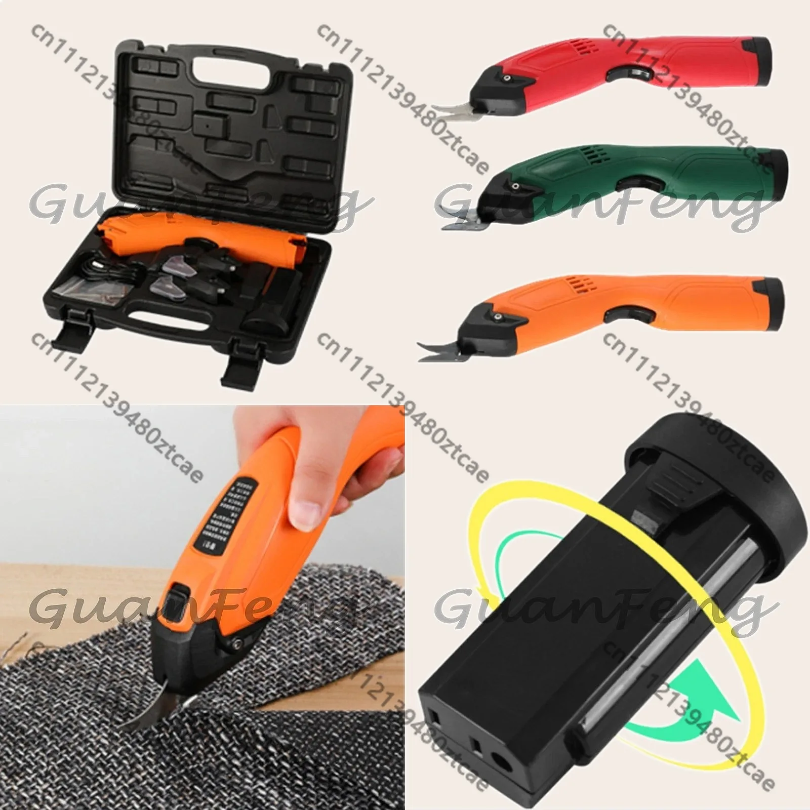 

Electric Quick Cut Scissors for Fabric Leather Cardboard Battery Operated