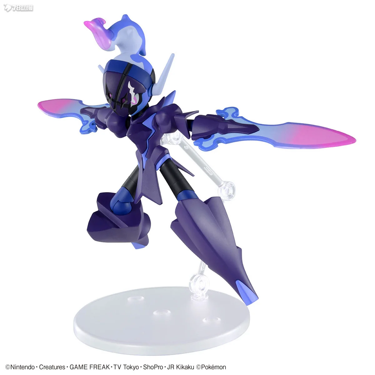 Bandai Original Pokémon Evolution Series เบอร์ 57 Cangyan Blade Ghost อะนิเมะประกอบสะสมเครื่องประดับของขวัญสําหรับชาย