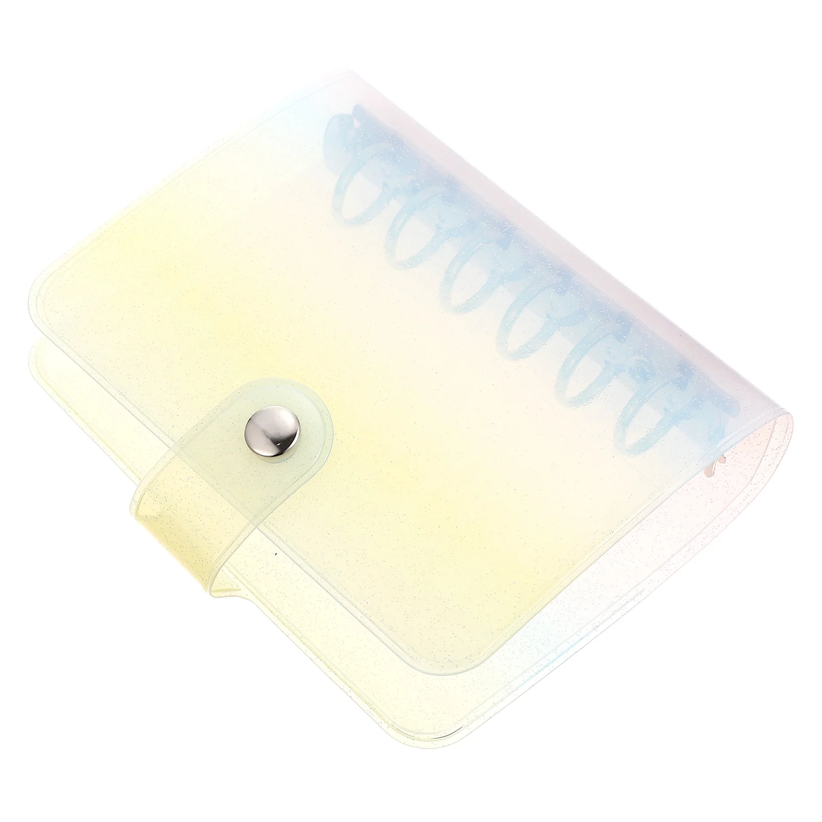 

Радужная обложка для блокнота с отрывными листами, материал ПВХ, ПП, легкий персональный планировщик, переплет, офисный класс, альбом для вырезок