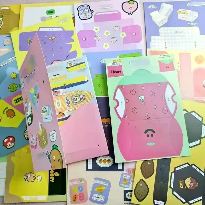 

3D Origami Box Making Kit - DIY Magic Folding Craft With Pre-Cut Models Folding Paper Box Handmade DIY Craftsmanship Magic Box