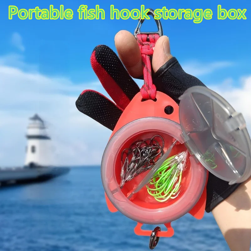 

New Sea Fishing Rotating Hook Box, Detachable Anti Tie Handle, Large Capacity Branching Storage Device Fishing Gear Accessories