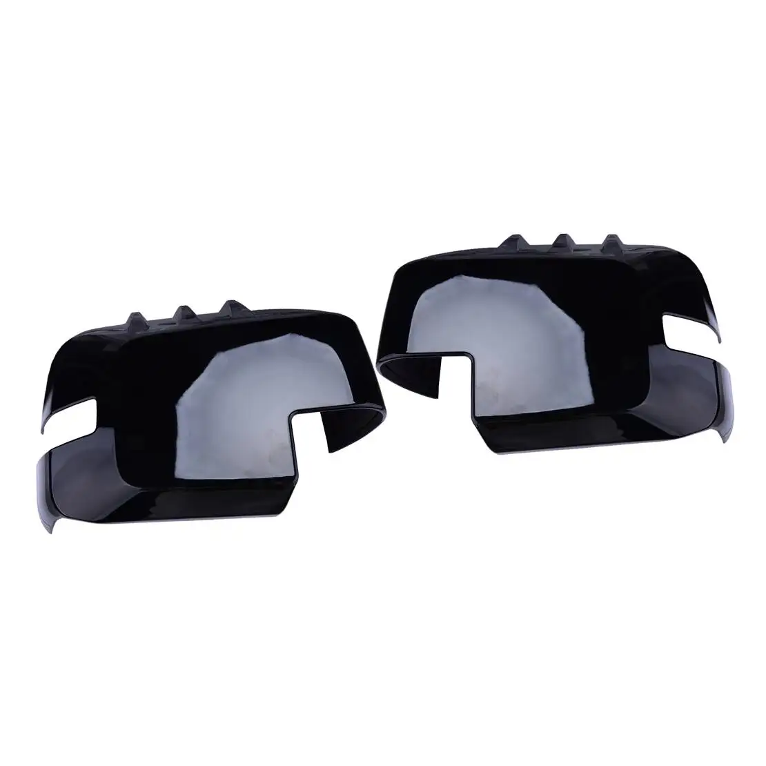 

1 Pair Side Door Rearview Mirror Cover Trim Fit for Ford Bronco 2023 2024 Gloss Black ABS