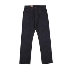 BOB DONG N3031 Back Pocket Design Men's Jeans 15oz Unsanforized Denim Straight Leg