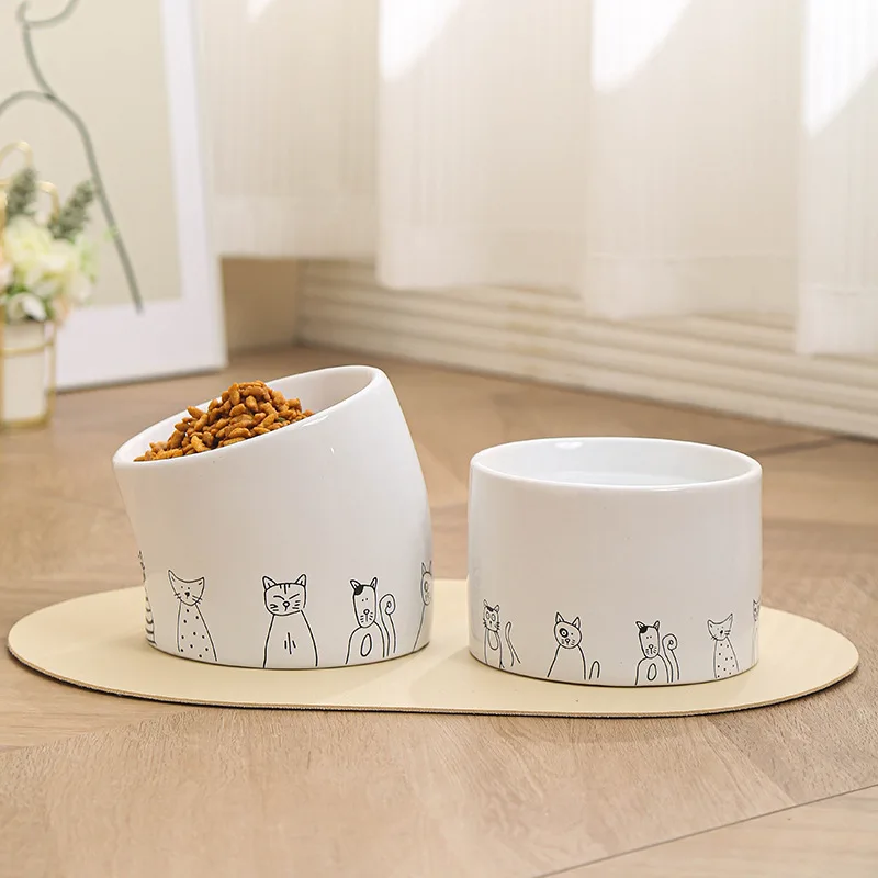 Ceramic Bowl for Cat Food  Water Bowl Dog Pet Bowl