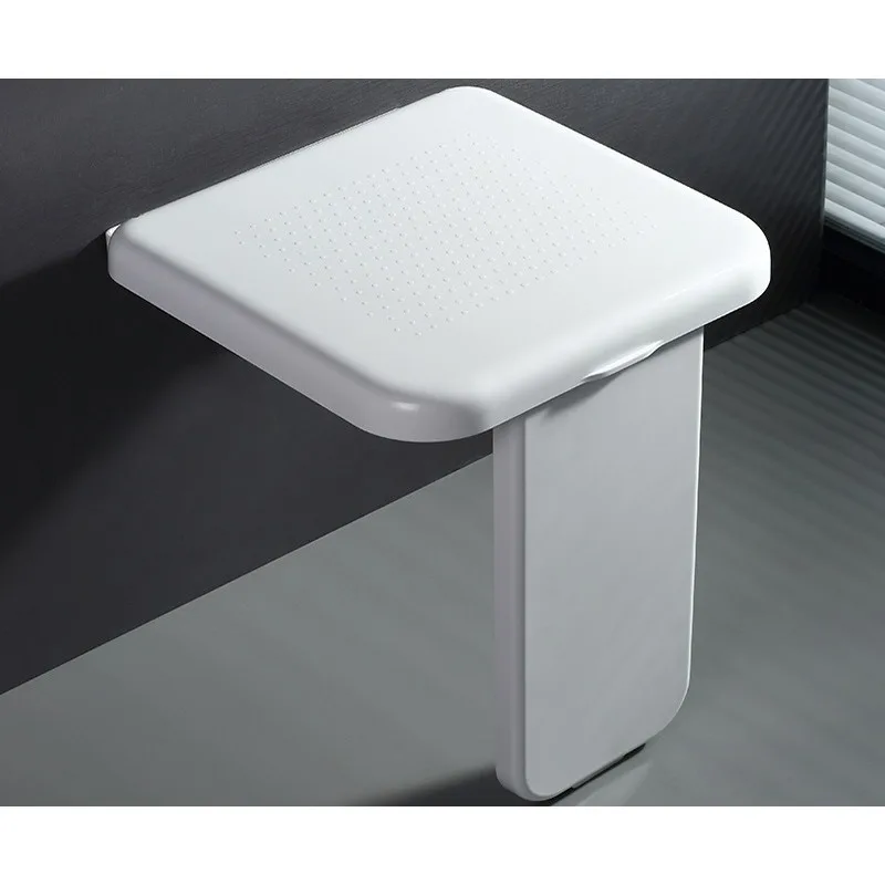 

Складной табурет для ванны, настенное сиденье для душа, компактная скамейка для унитаза и ванны, водонепроницаемый табурет для сидения Alcove, табурет для смены обуви