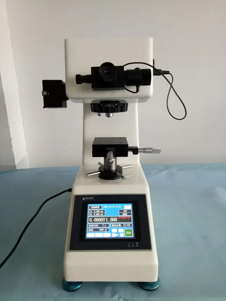 MVS-1000Z touch screen micro Vickers hardness tester, high accuracy, easy to use, automatic turret