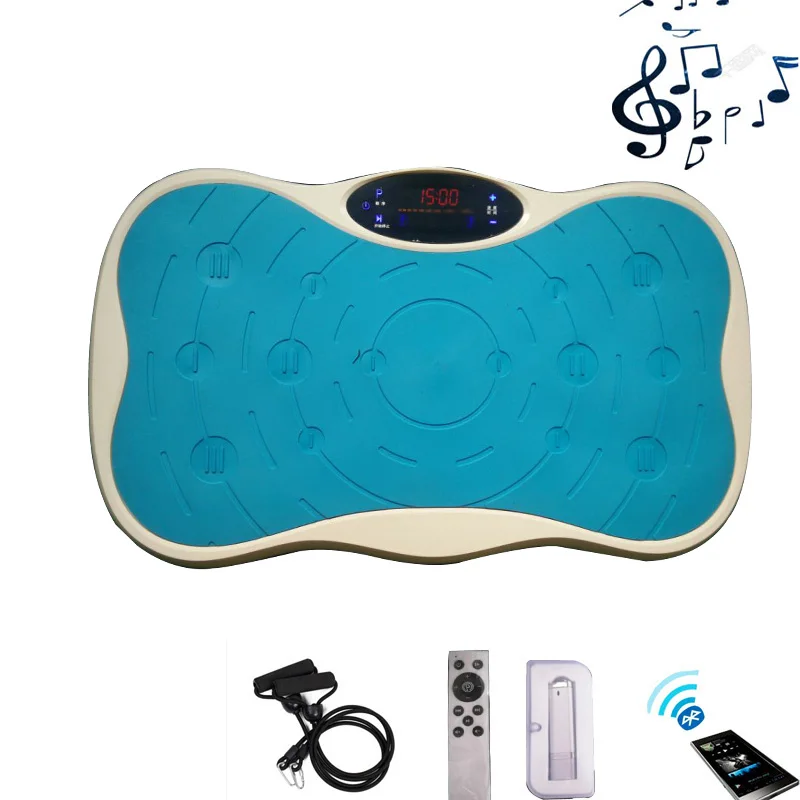 Home Use Vibration Plate Exercise Machine with Handles Burning Fat Foot Shaker Vibration Platform Machine for Body Building