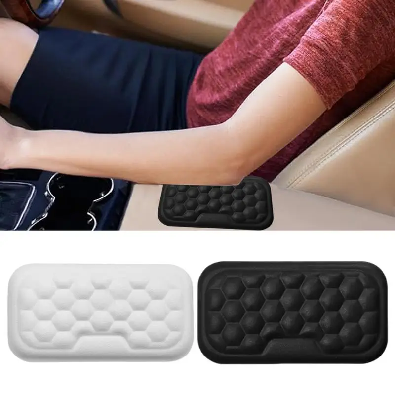 Soft PU Leather Anti Scratch Universaal Waterproof Box Cover Cushion Car Armrest Pad Auto Non-slip Center Console Armrest Pillow