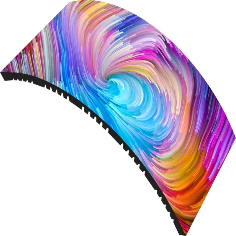 P3 Flexible LED Full Color Display High Performance outdoor Curved Arc Ribbon Flexible Screen