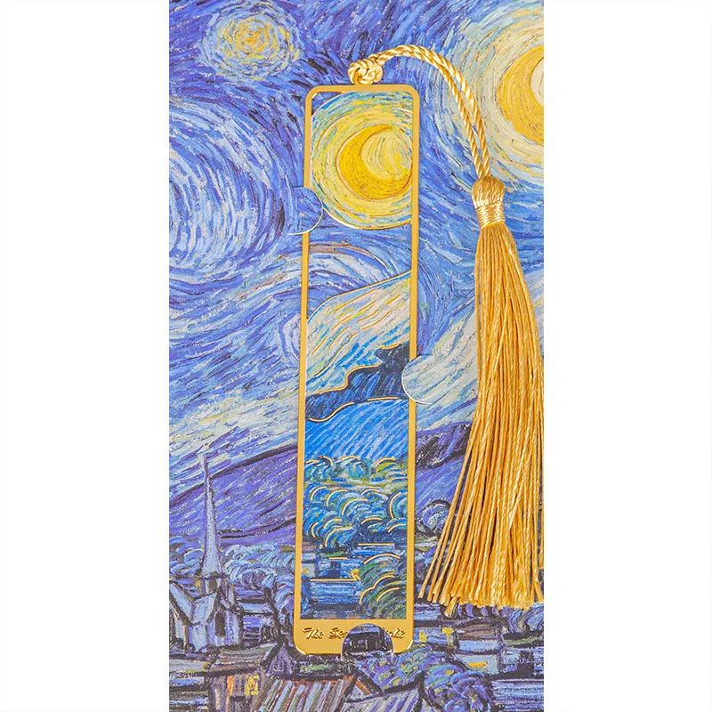 

Новинка 2025 года, картина маслом, цветок, закладка, декоративная металлическая литературная закладка в стиле ретро, элегантная закладка для школьных принадлежностей для учителей