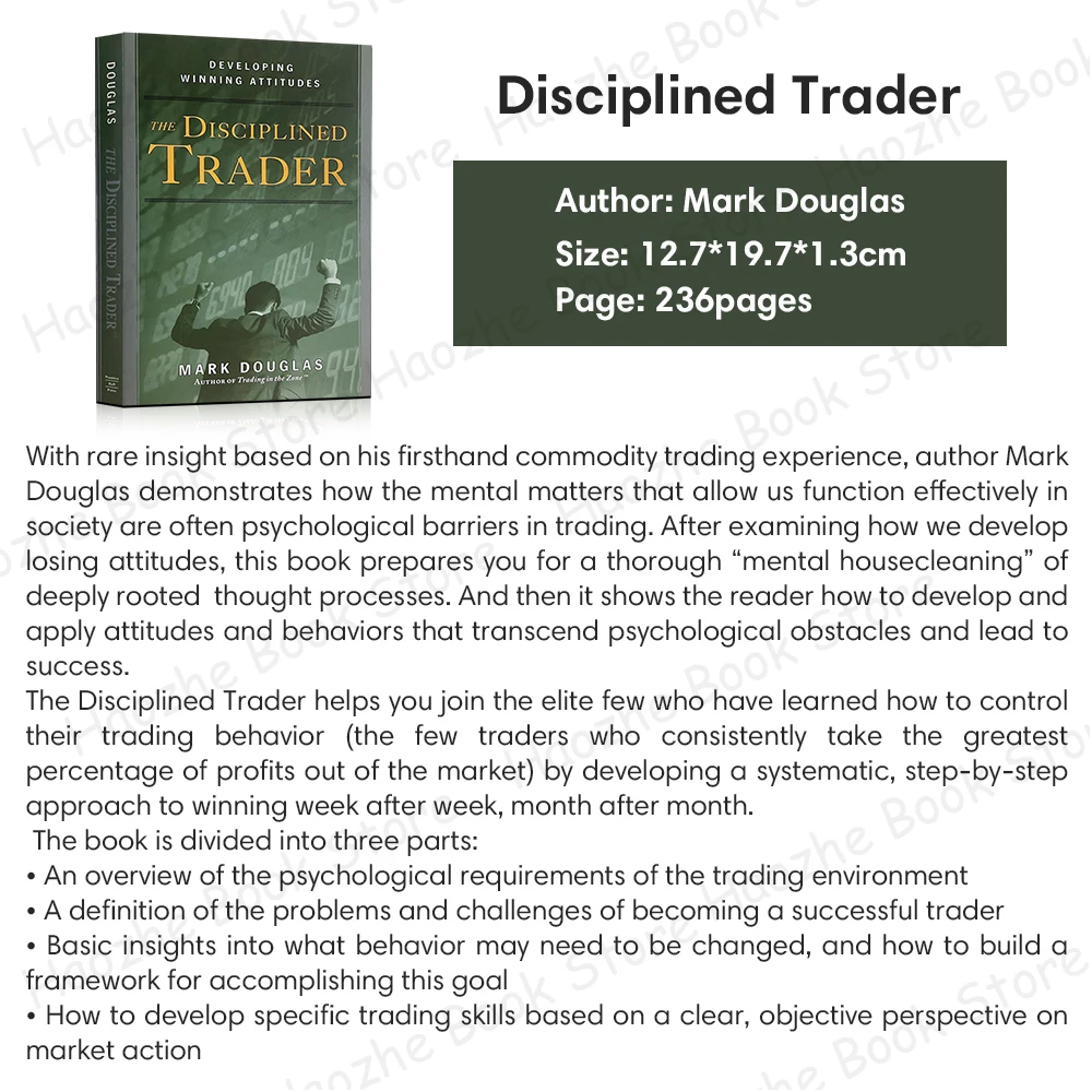 Imagem -02 - The Disciplined Trader English Book Desenvolvendo Altitude Vencedora por Mark e Douglas Negociação Complementar Paperback