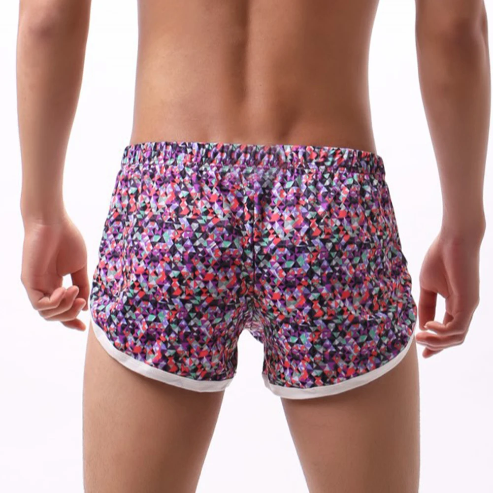 1Pcs Beach Club Daily Underwear Man Underpants Lightweight Print Underpants Male Underwear Shorts Bikini Trunks image 4