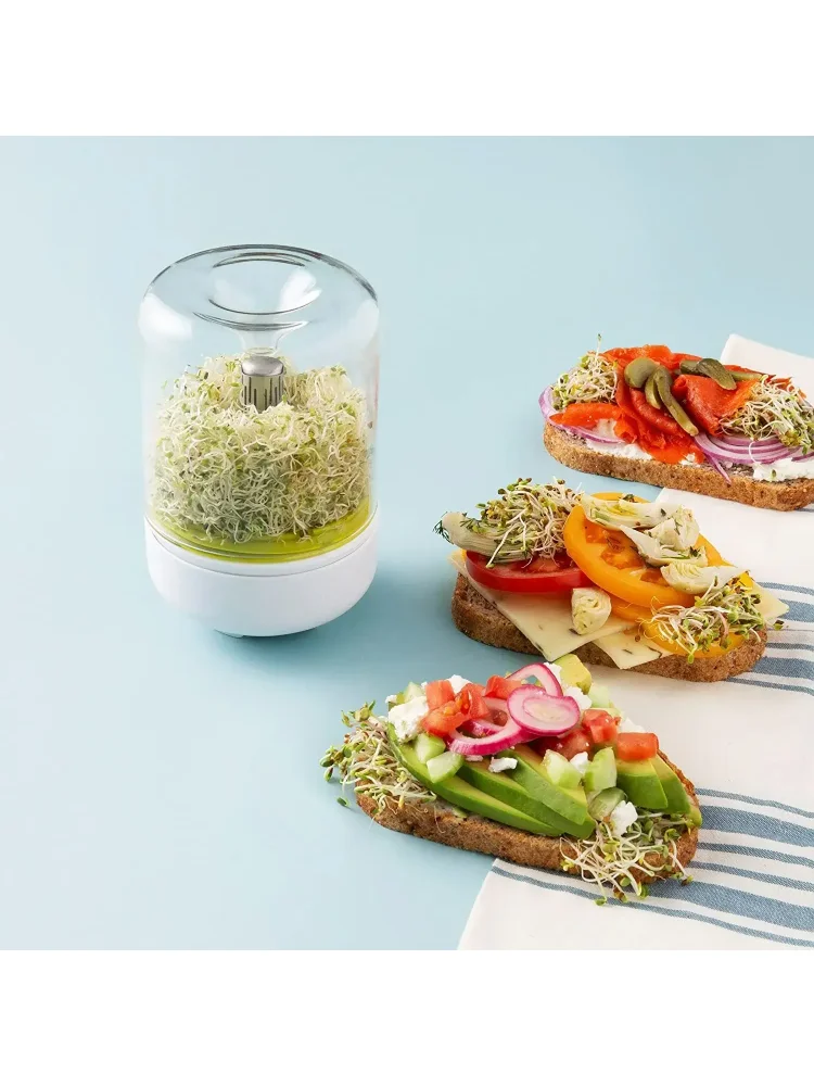 Countertop Sprouter Sprouts Growing Kit Reusable Household Kitchen Bean Plants Sprouting System Seeds Container Supplies