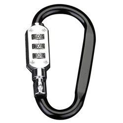 D-type Professional Climbing Carabiner D Shape Mountaineering Buckle Hooks Safety Lock Outdoor Climbing Equipment Accessory