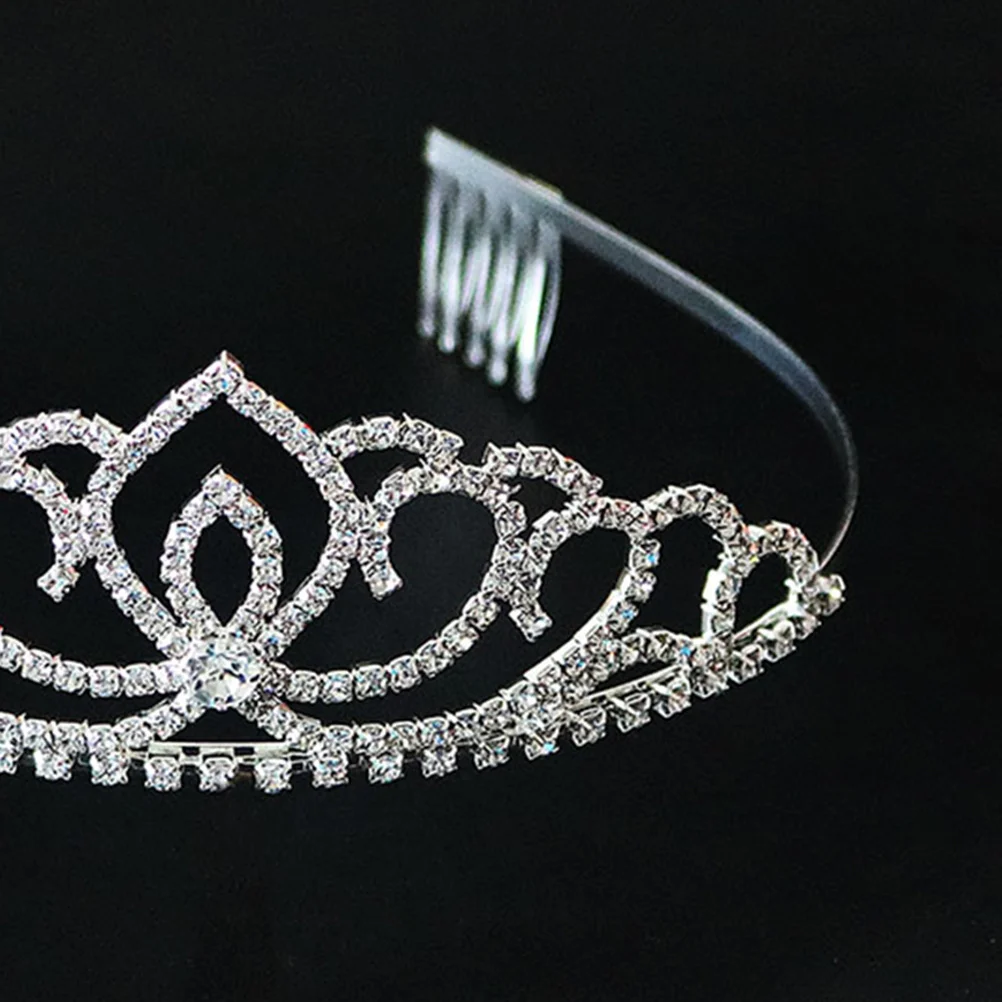 Mahkota Tiara Bertabur Kristal Berkilau untuk Wanita dan Gadis, Hiasan Rambut Pengantin untuk Pernikahan, Pesta Prom, Mahkota Pengantin