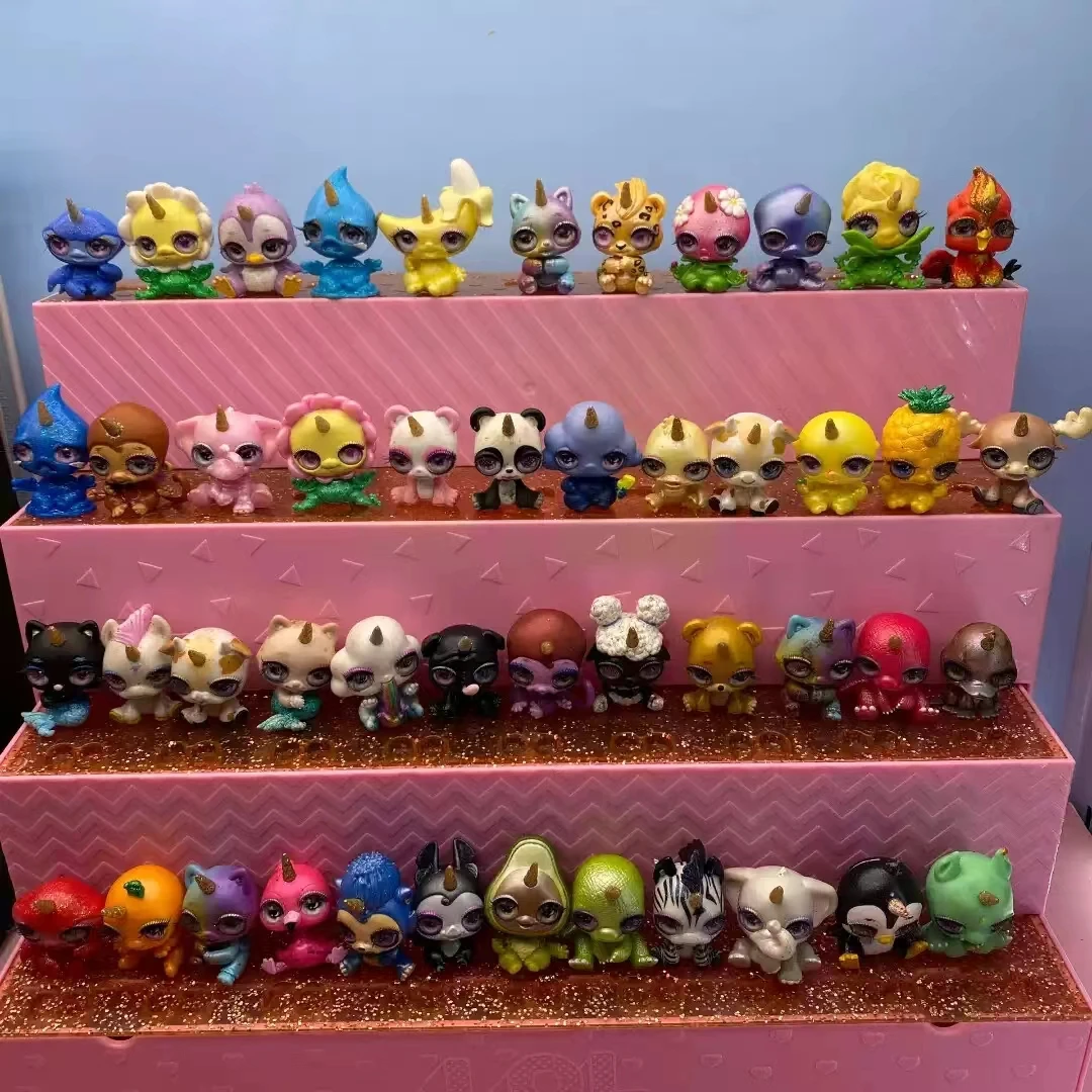 6 unids/set Original Slime Mini unicornio muñeca juguetes para niños 4-5cm
