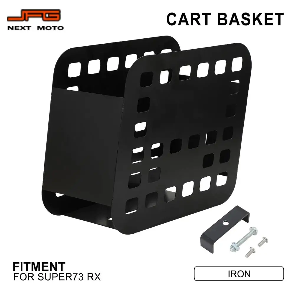 

Motorcycle Front Basket Handlebar Mount Cycling Storage Baskets For Super 73 RX Electric Dirt Bike