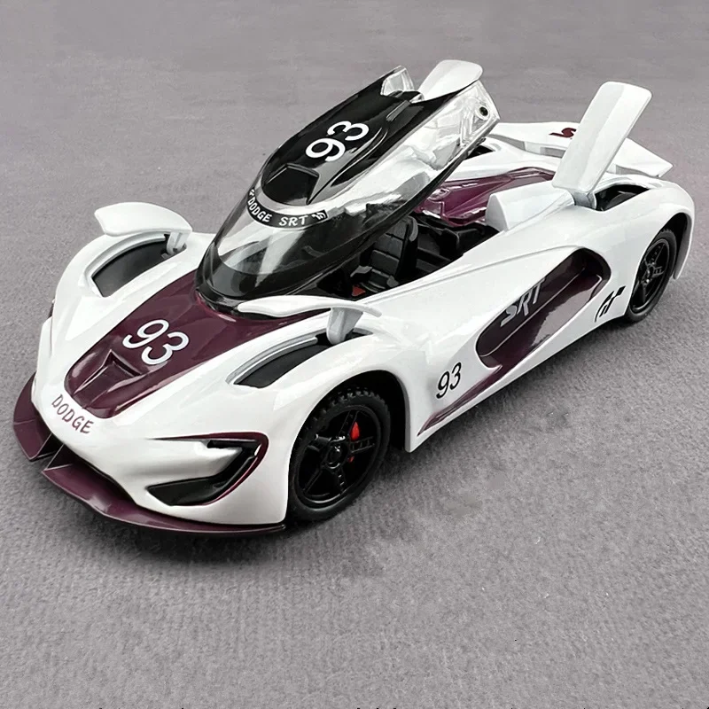 

1:32 Dodge SRT Tomahawk XVGT Alloy Concept Sports Car Model Diecasts Metal Track Racing Car Vehicles Model Sound Light Kids Gift