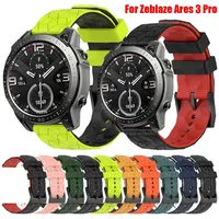 22mm Silicone Strap For Zeblaze Ares 3 Pro/GTS GTR 2 3 3 Pro Watchband For Zeblaze Stratos 2 3 3 Ultra/Vibe 7 7 Pro Wristband