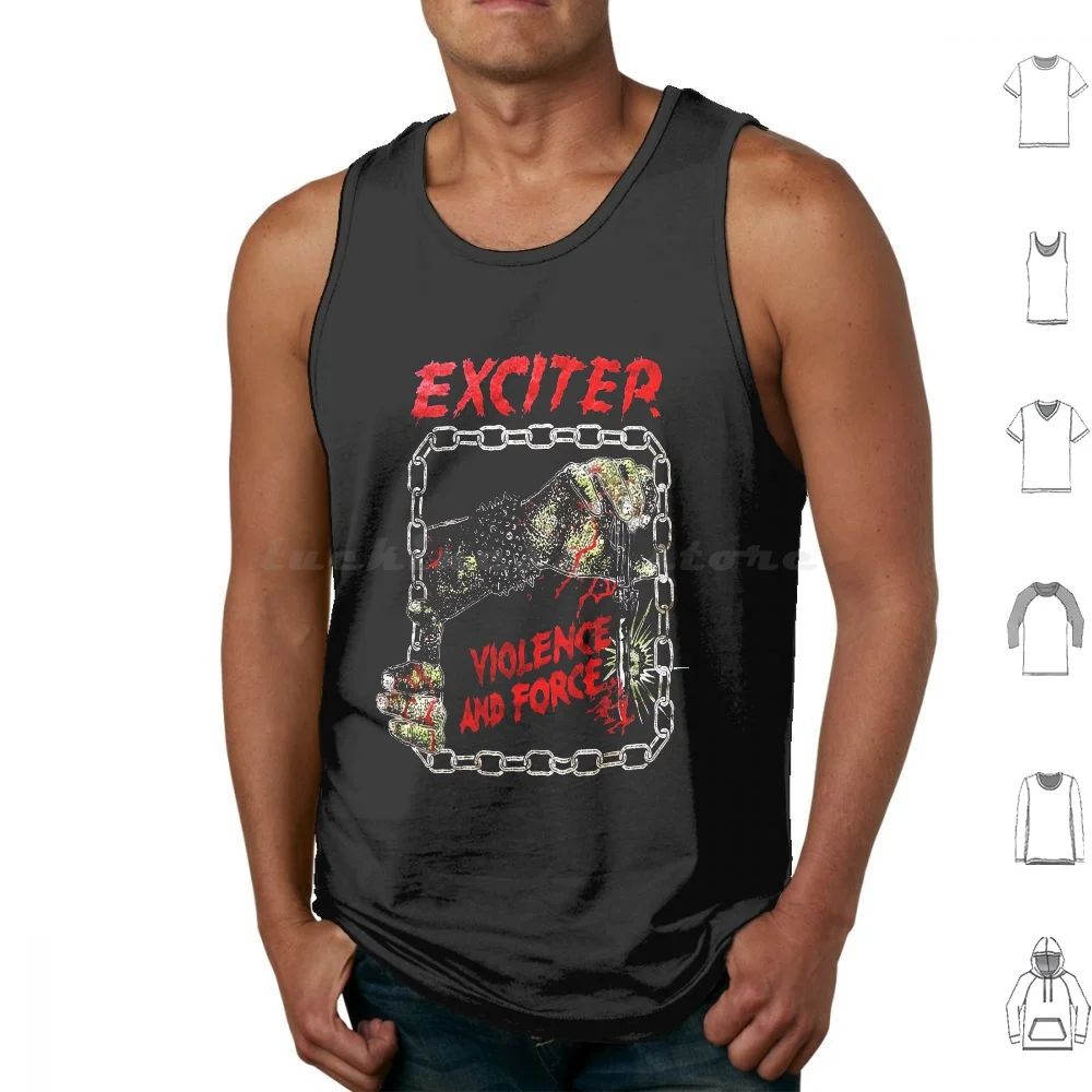 Mens My Favorite Violence And Force Exciter Trending 1 Cute Gifts Tank Tops Print Cotton Mens My Favorite Violence And