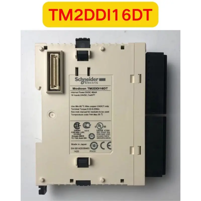 Used TM2DDI16DT PLC modular Functional test OK