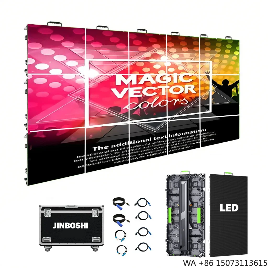 

Высококачественный водонепроницаемый светодиодный экран для аренды P3.91/P4.81 для сценических выступлений