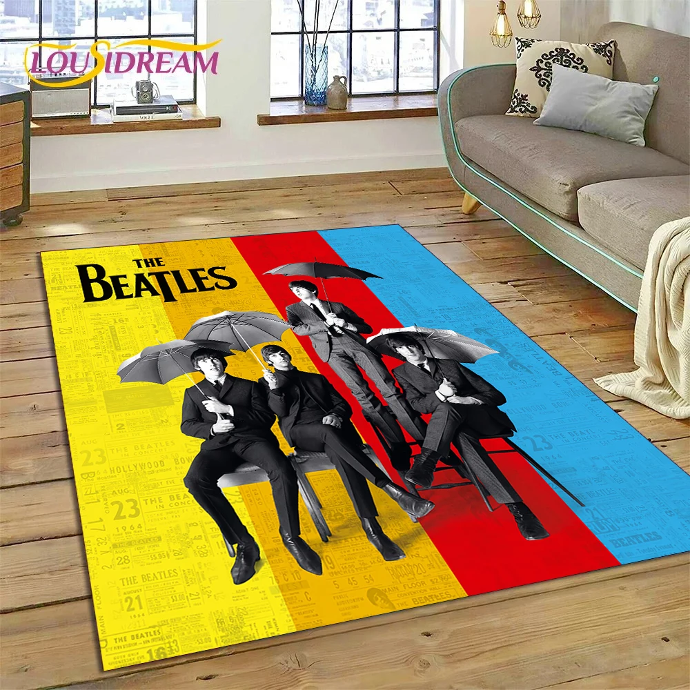 3D Classic B-Beatless Music Rug Carpet for Living Room Bedroom Decor,kids Play Non-slip Decoration for Sofa Doormat Gift