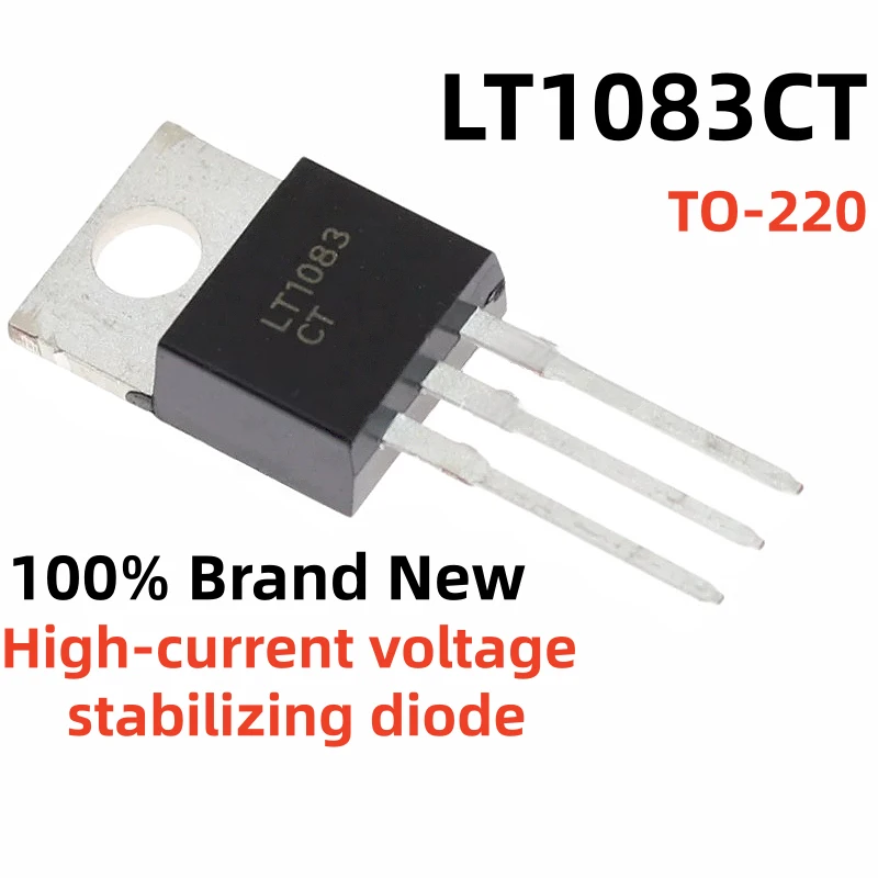 10Piezas LT1072CT LT1074CT LT1076CT TO-220 LT1085CT LT1086CT LT1033CT LT1070CT LT1083CT LT1084CT Voltage stabilizer