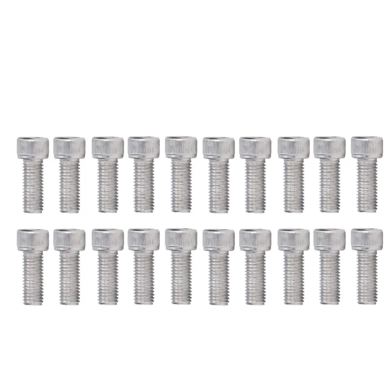 

20Pcs Bolt Socket Cap Screws Coarse Thread A2-70 Stainless Steel M12x1.75 DIN 912M12x35