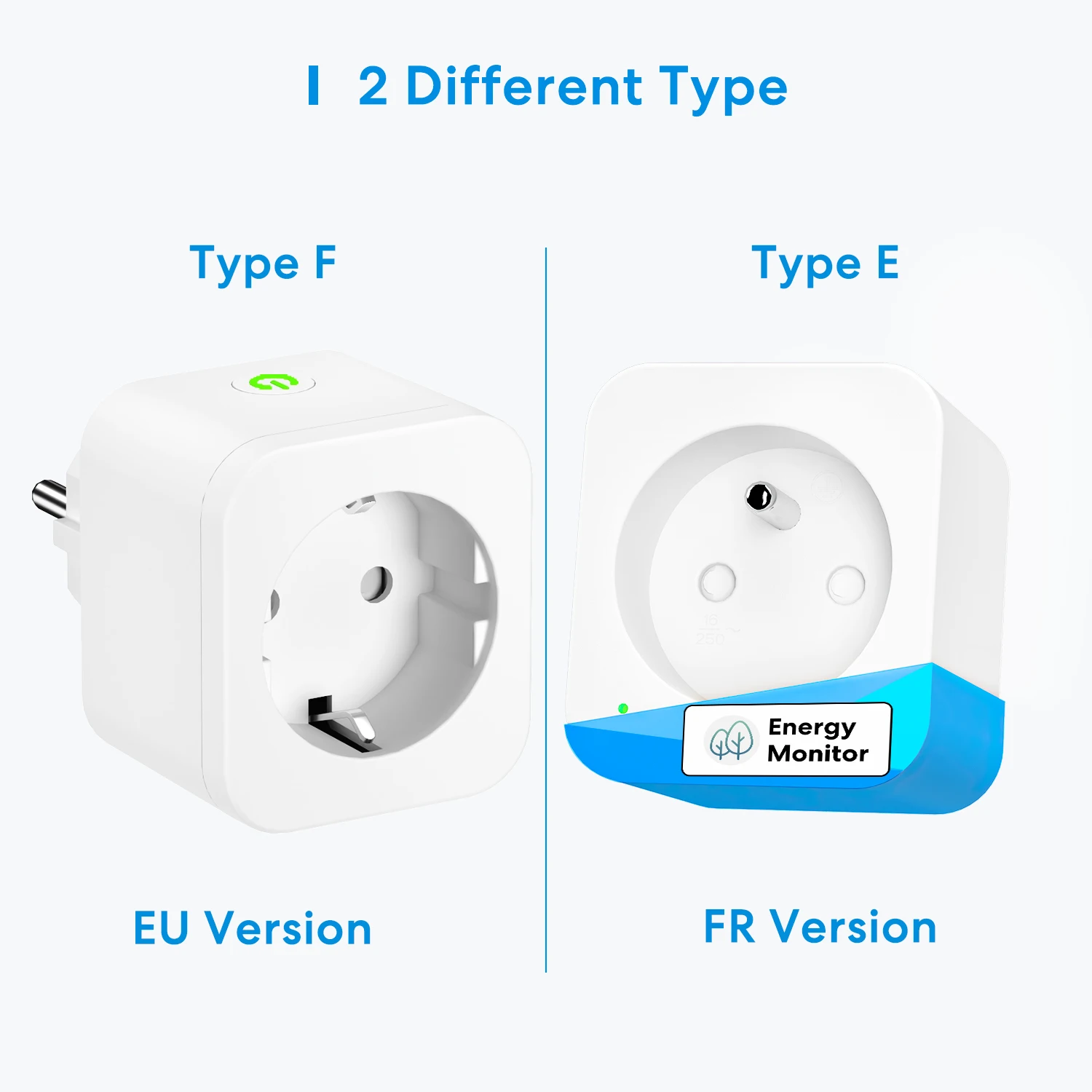 Meross 16A EU Smart Plug Wifi Smart Socket Power Outlet with Energy Monitoring Bluetooth Setup For Alexa Google SmartThings