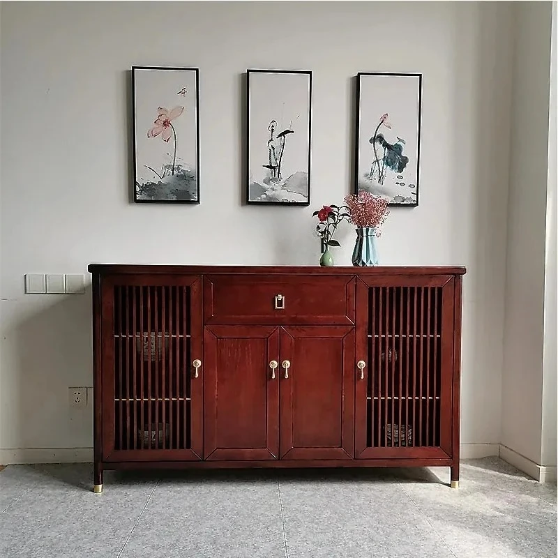 

Тумба-сервант из массива дерева для столовой, прихожей, гостиной, шкафчик для хранения, столик для прихожей