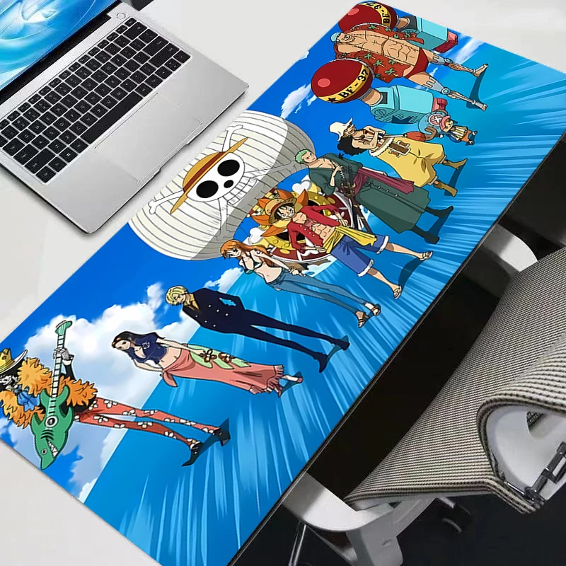 

One Piece Mouse Pad Gamer PC Computer Large 900x400 Big Desk mat Keyboard Anime Gaming Accessories durable Mousepad Carpet