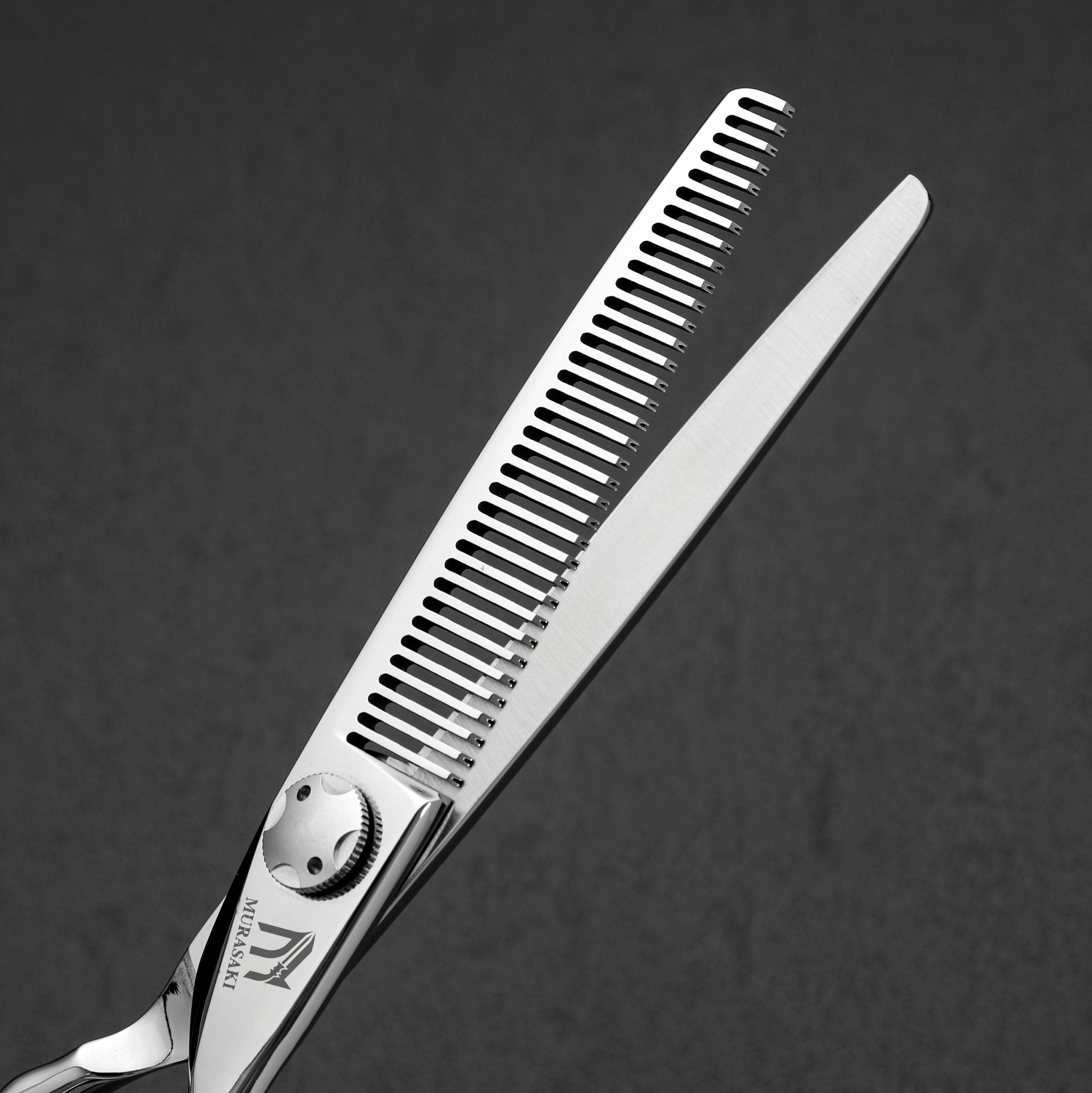 

6 inch MURASAKI Professional hair cutting scissors，440C steel Thinning Shears Hair Scissors ，Ergonomic Grip barber accessories