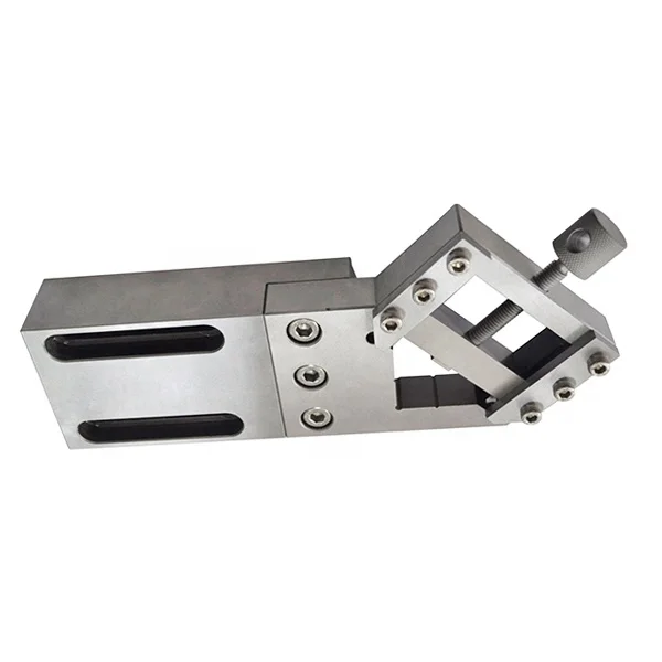 Precision Stainless Steel Fine Adjustable WEDM Super Vise for CNC Wire EDM Machine Round Workpieces HE-W06585