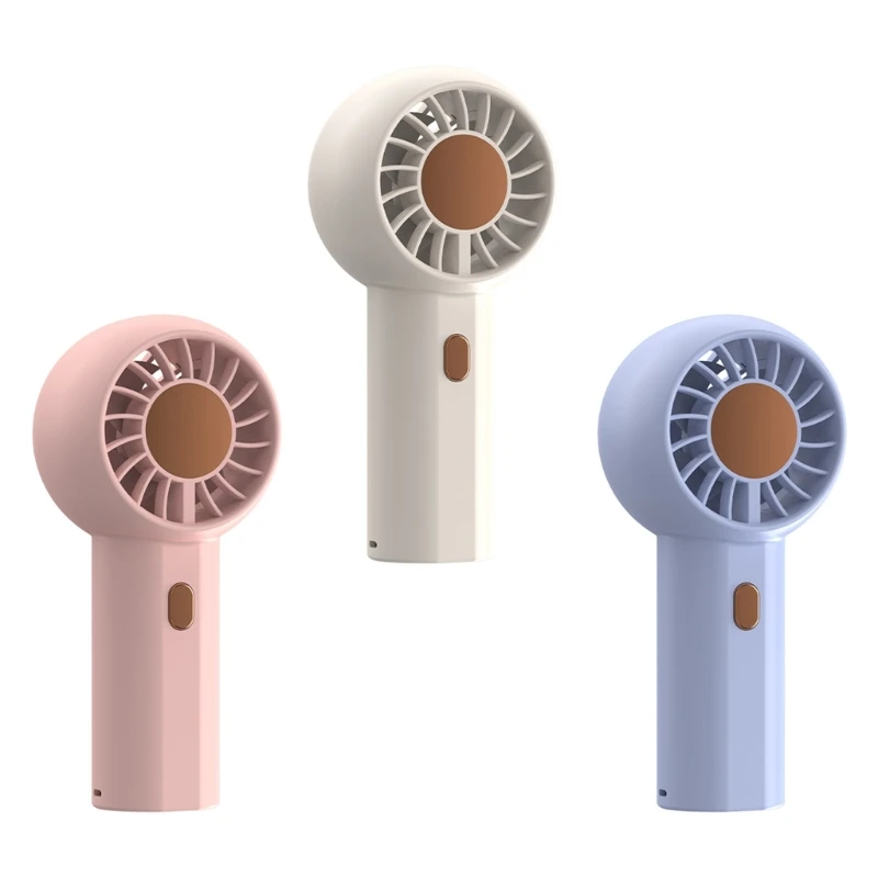 

Compact Travel Fan USB Rechargeable Fan with 3 Speed Setting Handheld Fan