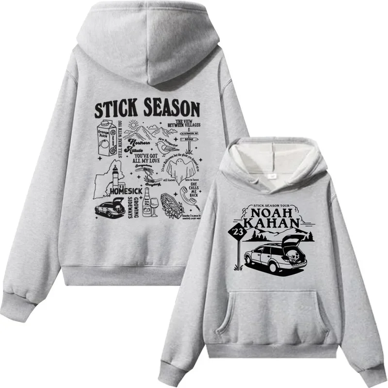 Noah Kahan Hoodie Stick Saison Hoodie Mann Frau Harajuku Pullover Tops Streetwear Unisex