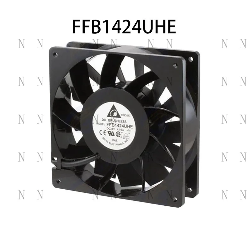 YJJ  FOR Delta radiator 140*140*38mm FFB1424UHE 24VDC 4.02A 2-wire Industrial control fan