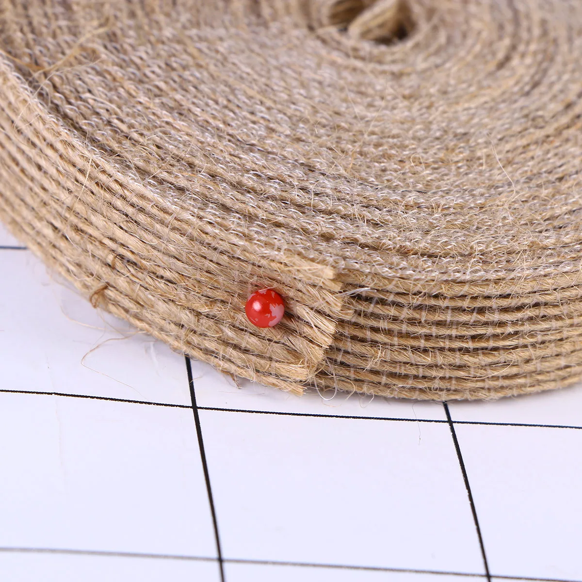 

Natural Jute Webbing Ribbon Burlap Twine For Diy Crafts Wedding Decorations Bag String Gift Baskets Embellishment Durable