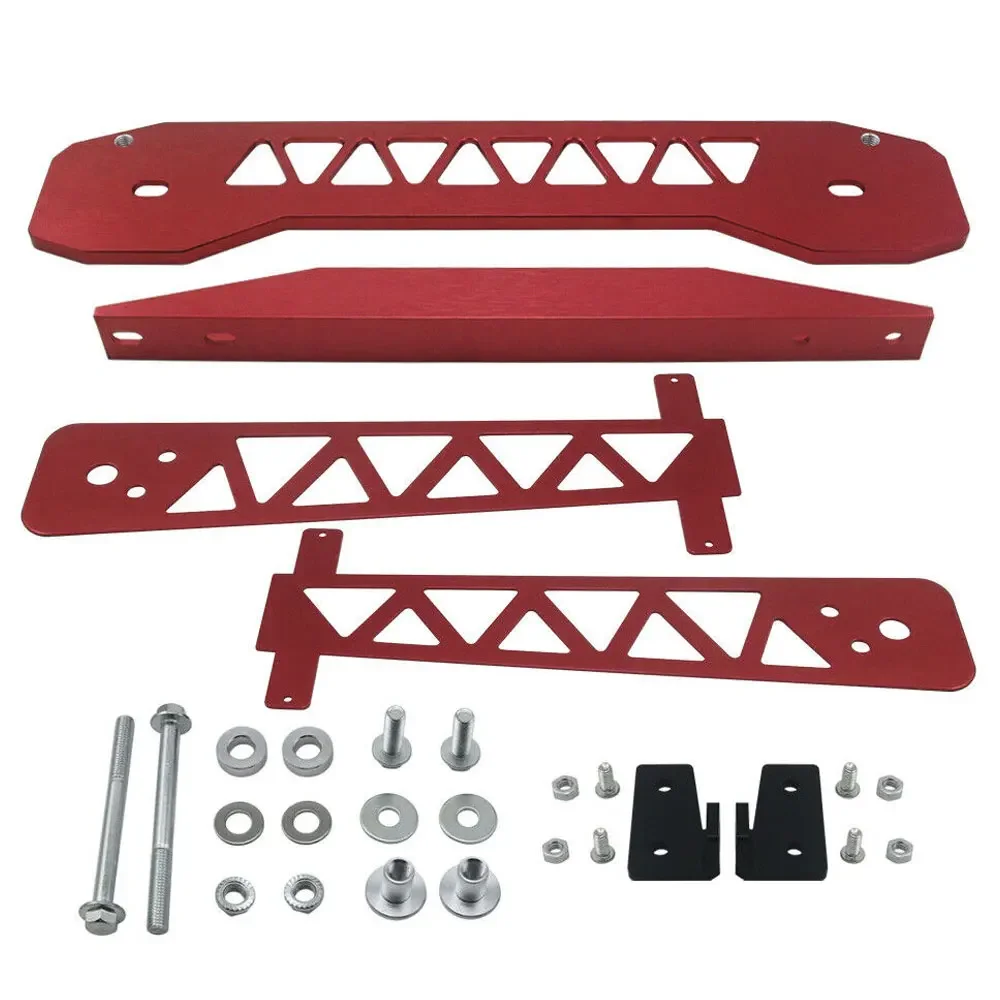 Car Rear Subframe Brace Tie Bar Adjustable Aluminum Lower Control Arm Complete Kit For Honda Civic Fg2 Fd 06-11 Auto Parts