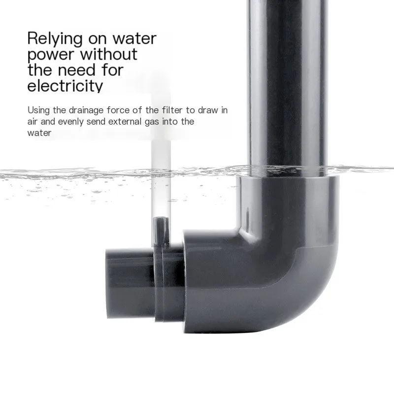 Aquarium Sauerstoff Anreicherung Adapter Zubehör Aquarium Wasser Auslass Düse Sauerstoff Gelöste Luft Diffusor Wasserpumpe Filter – Detail 8