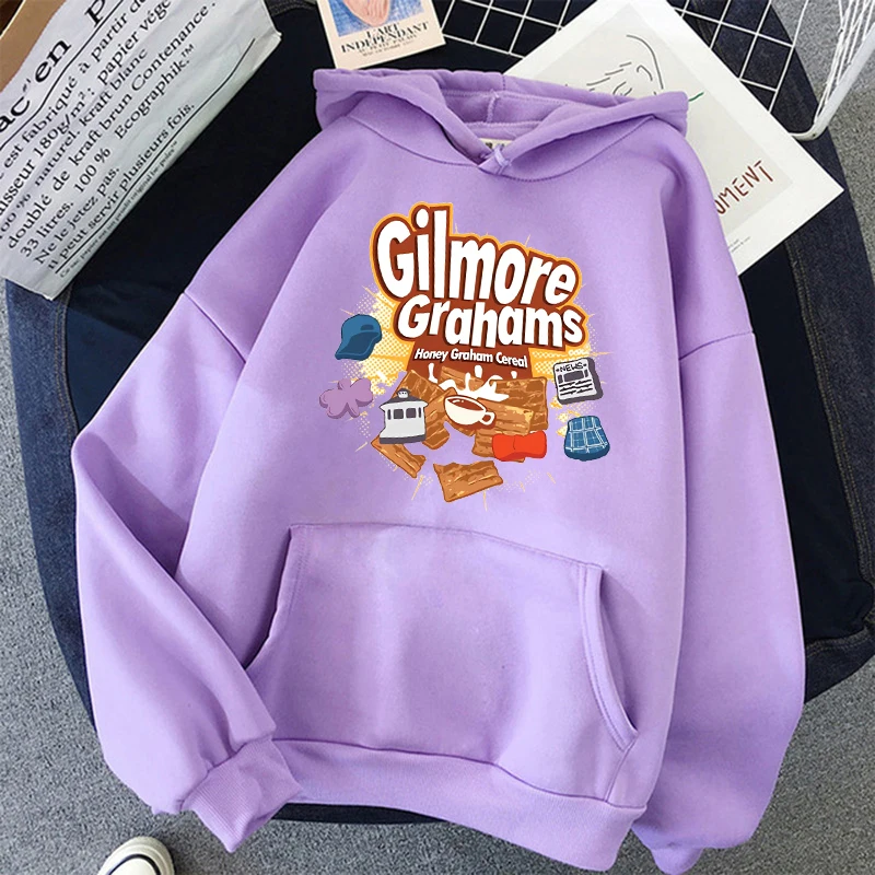 Gilmore Girls Y2k Sweatshirt Cartoon Graphic Streetwear Women Mange Pullovers Kawaii Clothes Funny Fashion Casual Hoodies Female