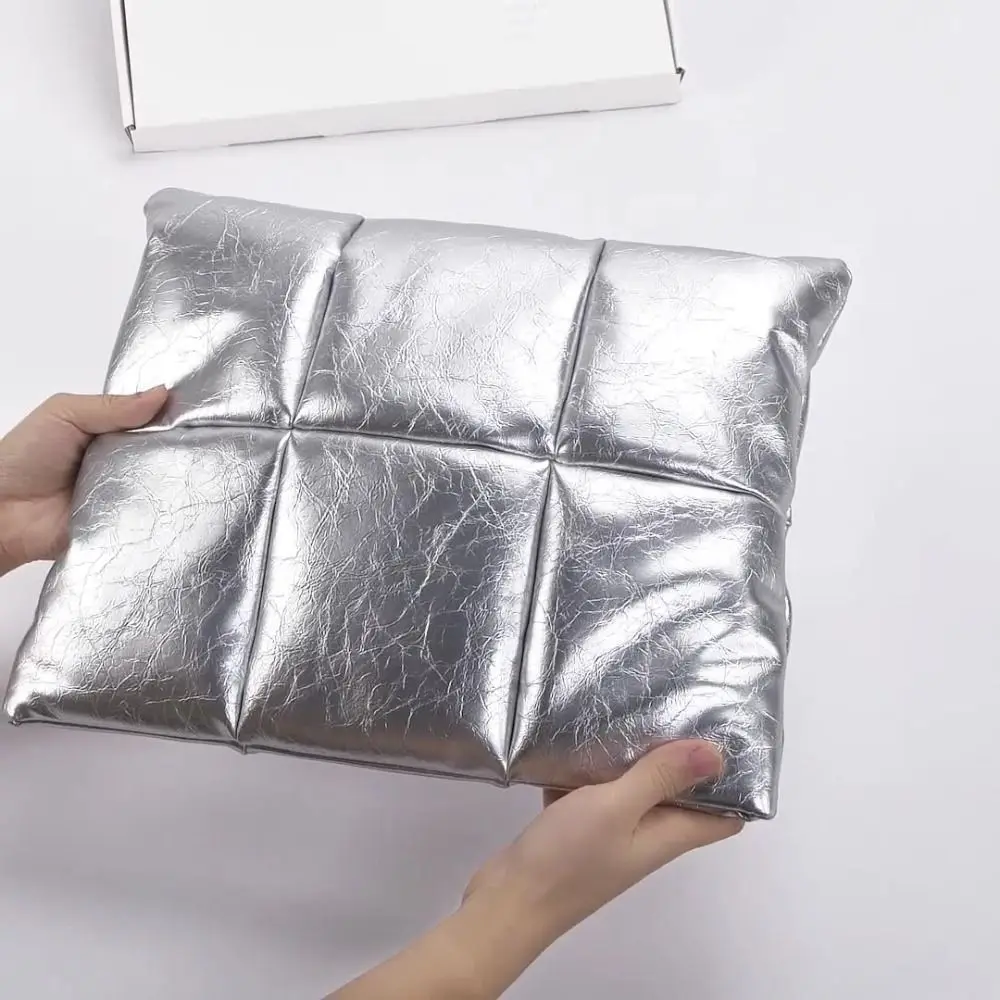 14 16 Inch Pillow Laptop Sleeve Shockproof Automatic Closure Carrying Case Scratch-Proof Puffy Padding Tablet Pouch