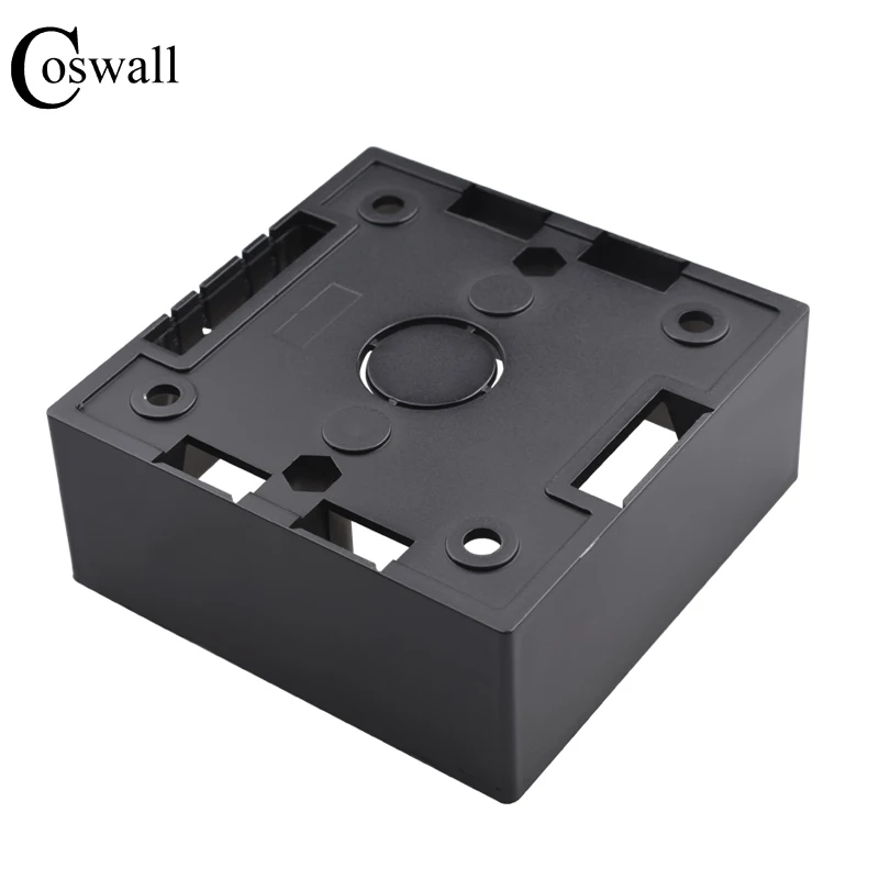 COSWALL 33mm Depth External Mounting Box For 86 Type Switch And Socket Apply For Any Position Outside of Wall Surface B/W/G