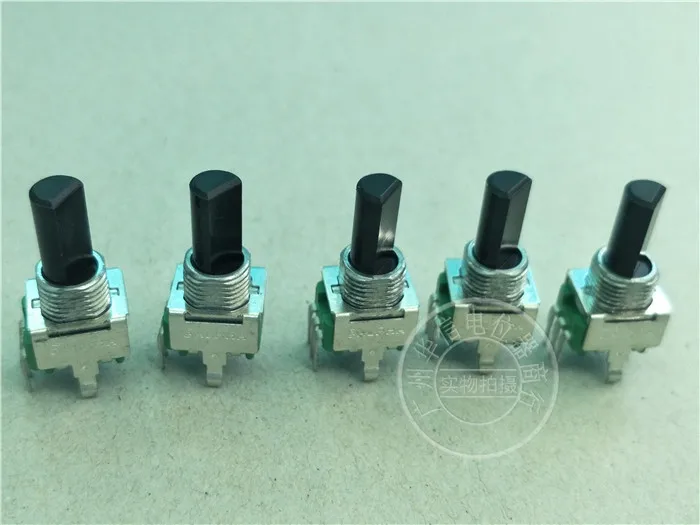 

8pcs for ALPHA RV09AF 09 vertical single potentiometer C1K B50K B100K A500K / handle with thread length 16MM