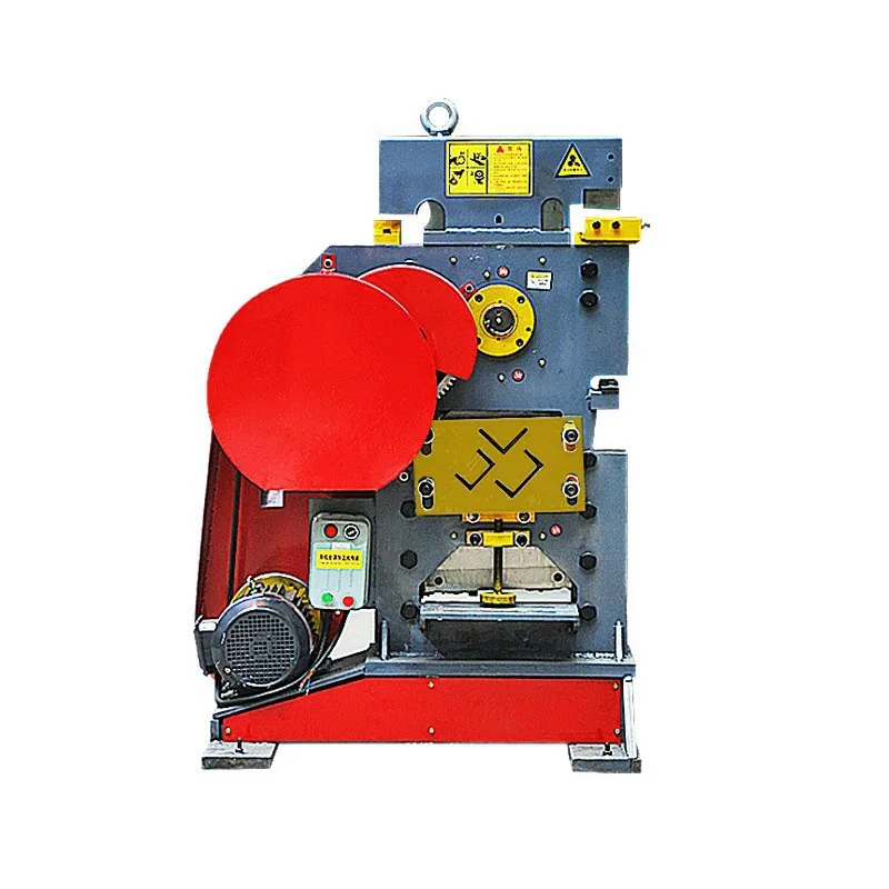 Multifunctional punching and shearing machine angle steel shearing machine channel steel flat iron cutting equipment small