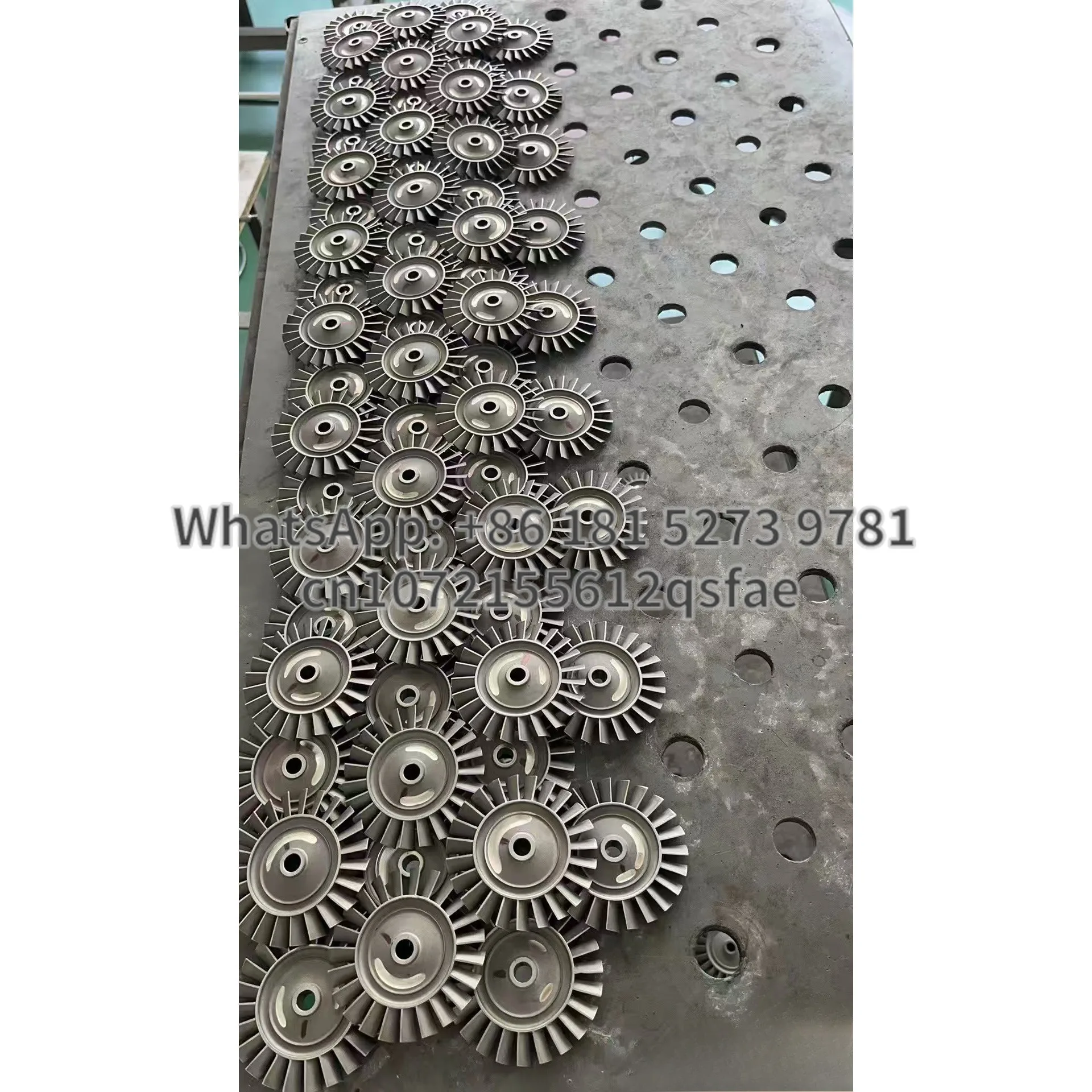 Turbojet engine turbine wheel, Inconel 713C, outer diameter 54mm/66mm/70mm for W54/KJ66/GR180, large quantity customization