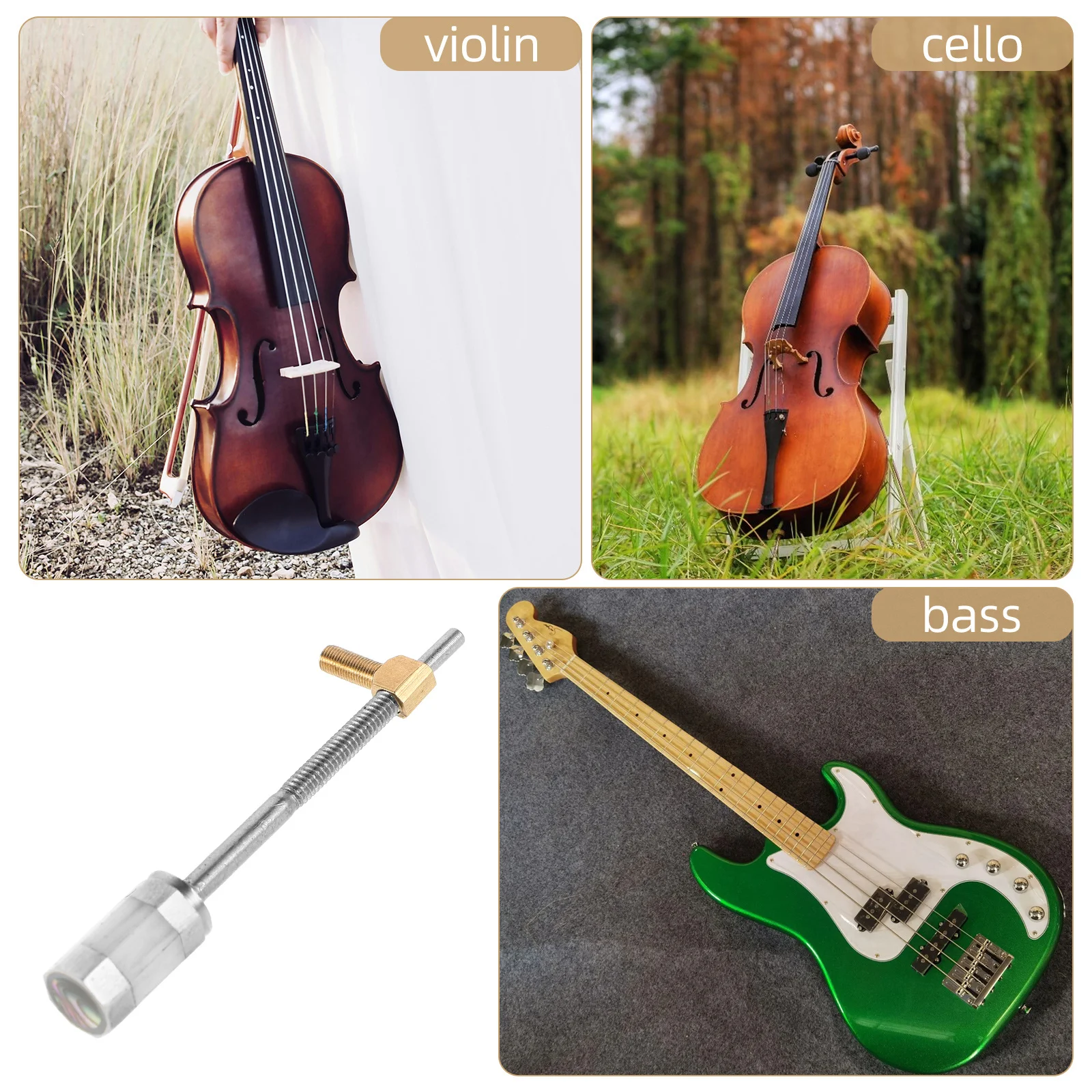 

Violin Bow Screw 4/4 Metal Frog Replacement For Violinist Durable Repair Tool Precision String Instrument Accessory