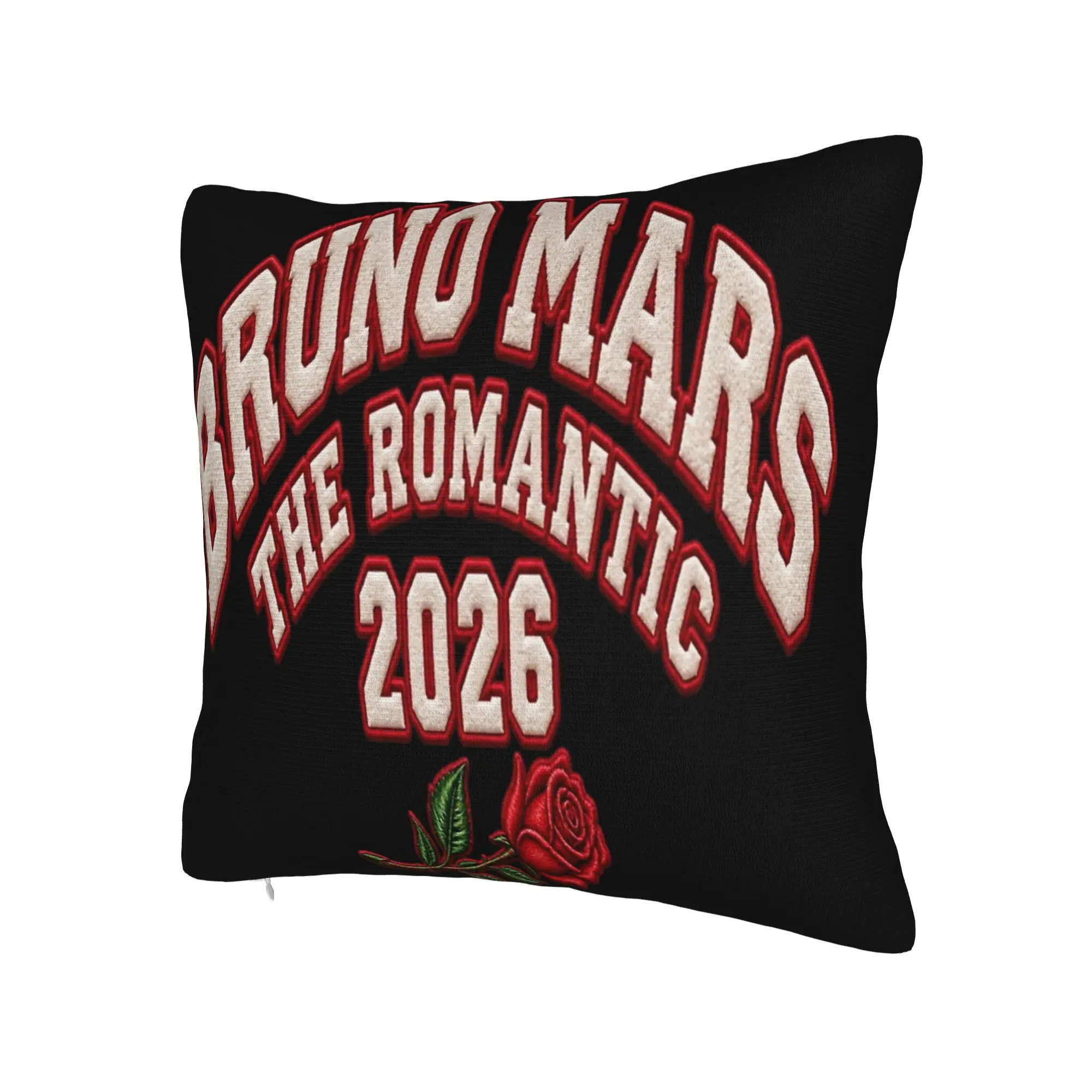 Decorative Pillowcases Bruno Mars Romantic Tour 2026 Merch Home  Pillow Case Cover Square Multiple Sizes
