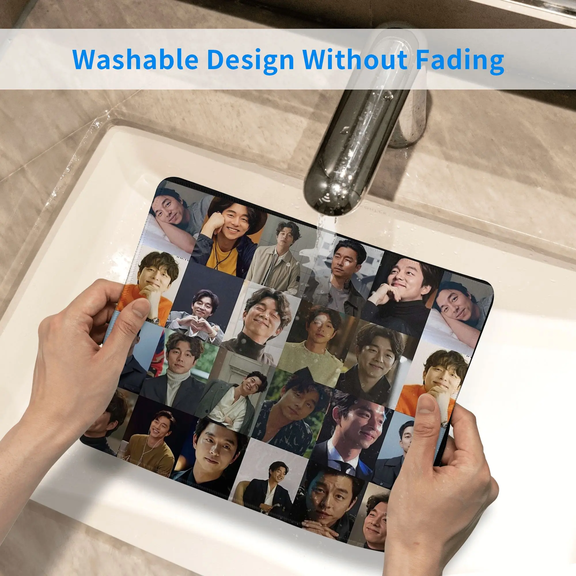 Gong Yoo 1 لوحة الماوس لوحة المفاتيح الكمبيوتر الماوس حصيرة ألعاب الكمبيوتر المحمول حصيرة مكتب الملحقات الجدول الحصير